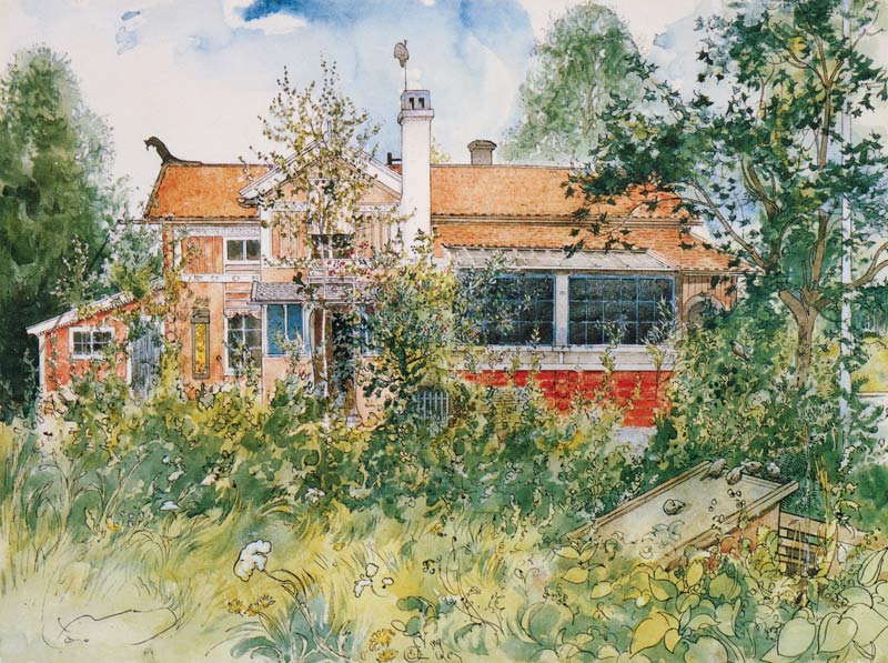 The Cottage, from 'A Home' series à Carl Larsson