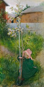 Floraison du pommier à Carl Larsson