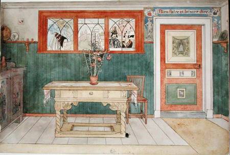 The Dining Room, from 'A Home' series à Carl Larsson