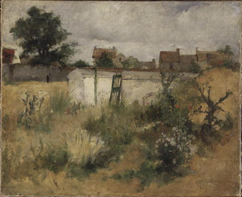 Landscape Study from Barbizon, 1878 (oil on canvas) à Carl Larsson