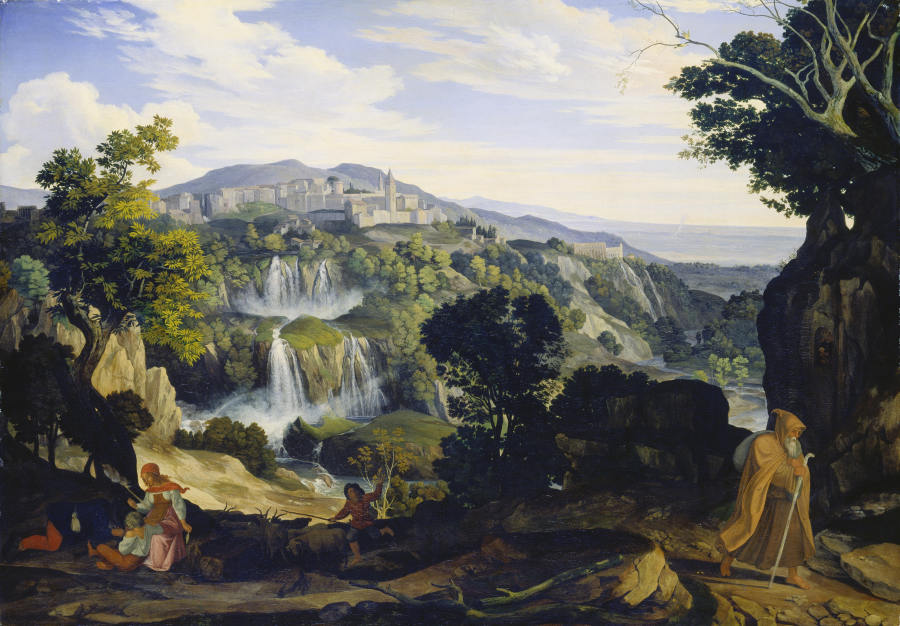 The Waterfalls of Tivoli à Carl Philipp Fohr
