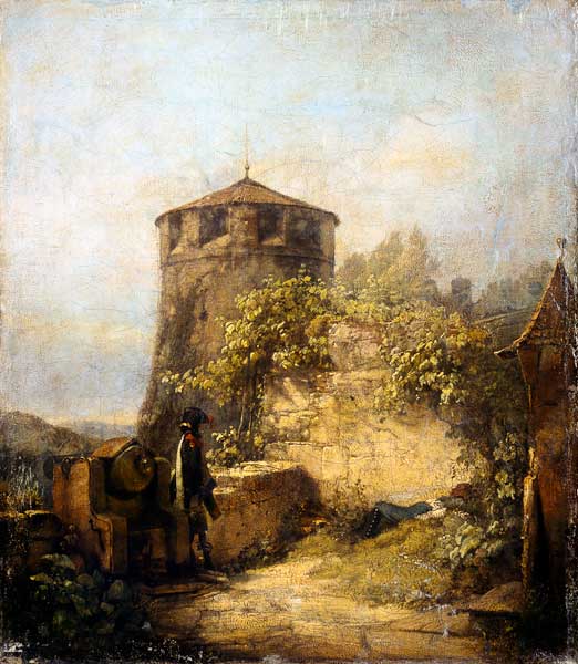 Poste de veille dormant à Carl Spitzweg