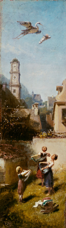 La cigogne à Carl Spitzweg