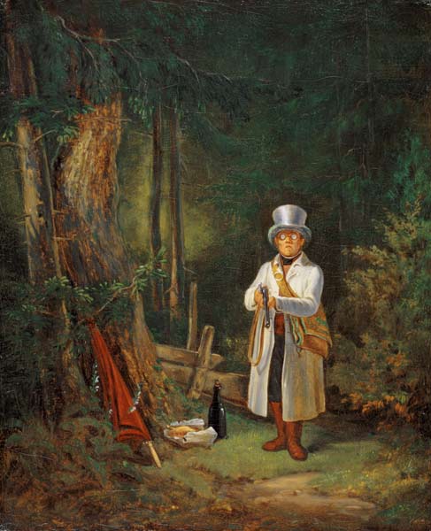 Le chasseur de dimanche à Carl Spitzweg