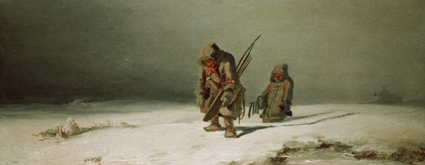 C.Spitzweg, Polargegend (Die Eskimos) à Carl Spitzweg