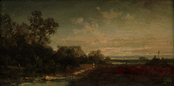 Spitzweg / The Moss Hut / Painting, 1870 à Carl Spitzweg