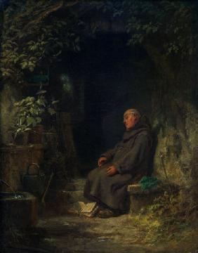 Hermit Sleeping / C.Spitzweg