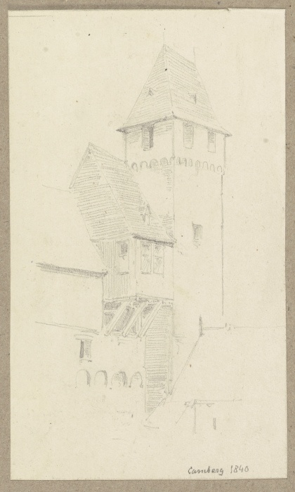 Der Untertorturm in Bad Camberg à Carl Theodor Reiffenstein
