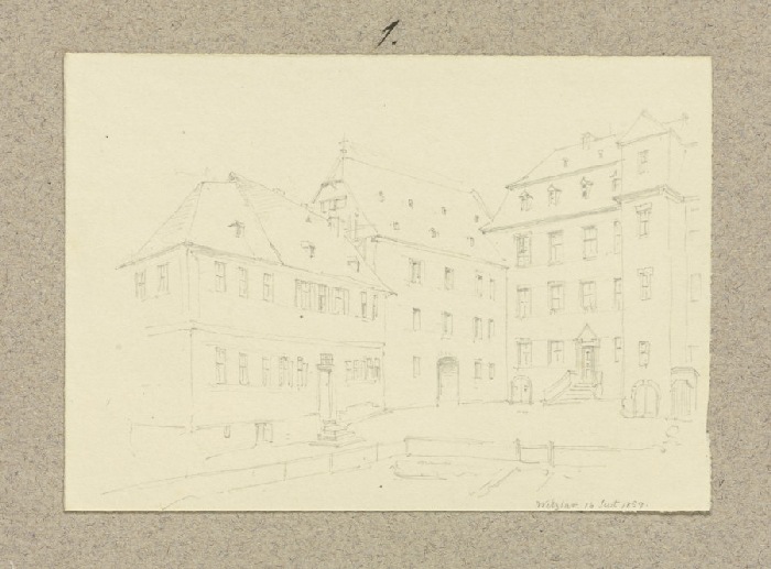 Gebäudeensemble in Wetzlar à Carl Theodor Reiffenstein