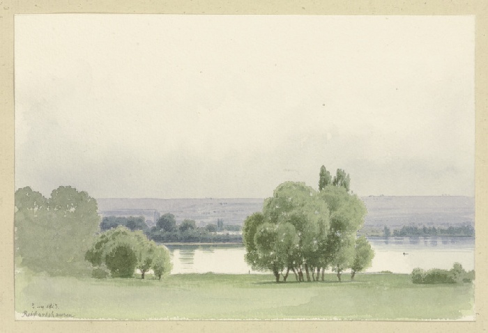 Landschaft bei Reichartshausen à Carl Theodor Reiffenstein