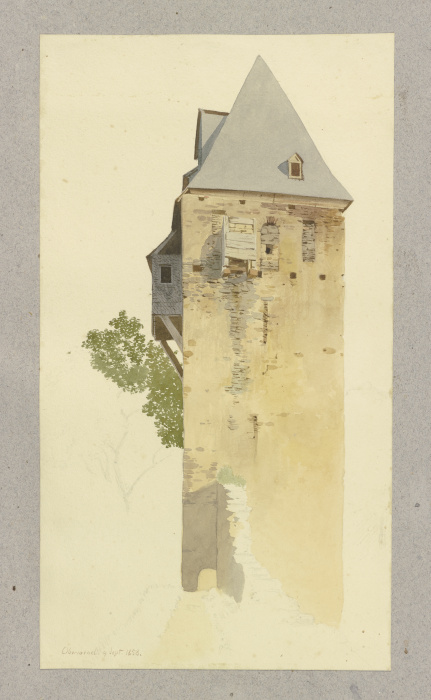 Tower in Oberwesel à Carl Theodor Reiffenstein