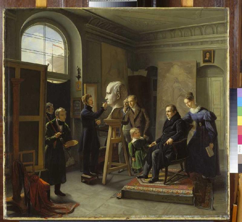 Louis Tieck, de David, portrait d'Angers à Carl Vogel von Vogelstein
