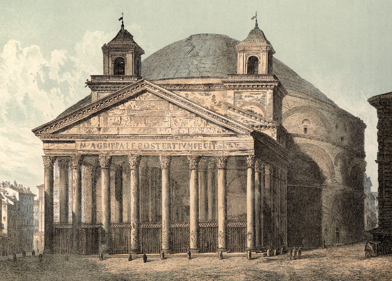 Rome , Pantheon à Carl Votteler