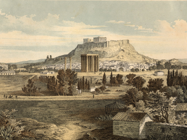 Athens seen from sout-east à Carl Votteler