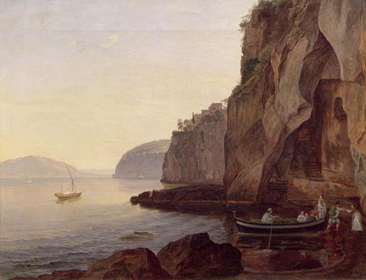 Cocumella near Sorrento, 1827 (oil on canvas) à Carl Wilhelm Götzloff