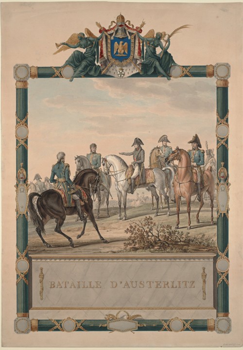 The Battle of Austerlitz on December 2, 1805 à Carle Vernet