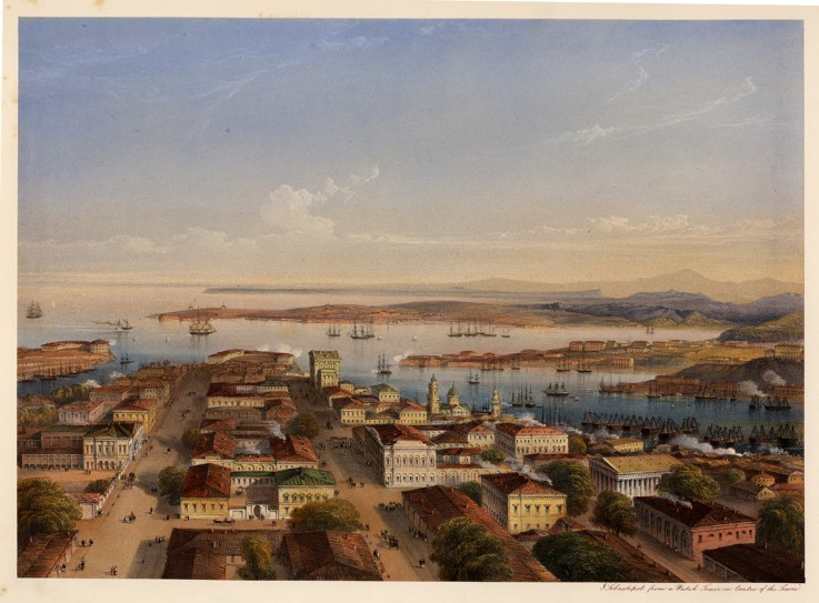 General View of Sevastopol à Carlo Bossoli