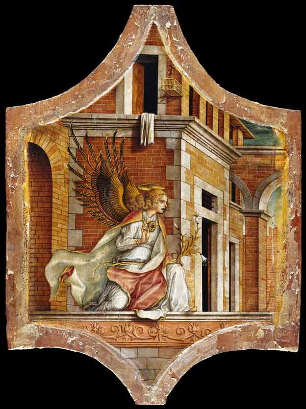 The Angel of the Annunciation à Carlo Crivelli