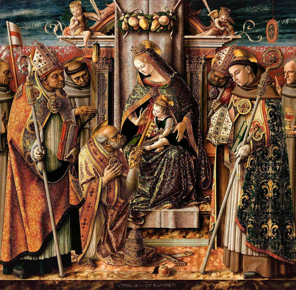 The Delivery of the Keys à Carlo Crivelli