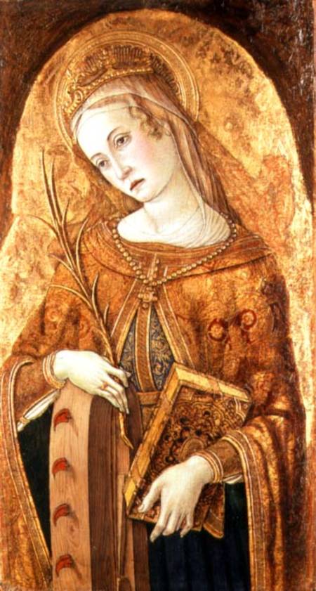 St. Catherine of Alexandria à Carlo Crivelli