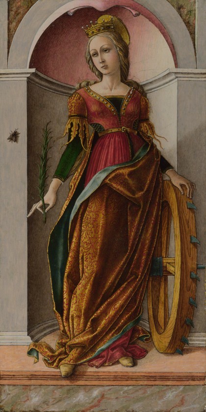 Saint Catherine of Alexandria à Carlo Crivelli