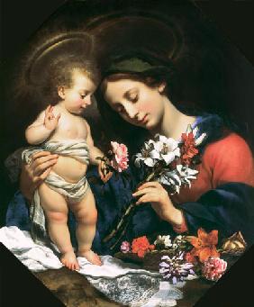 Marie avec l'enfant Jésus.