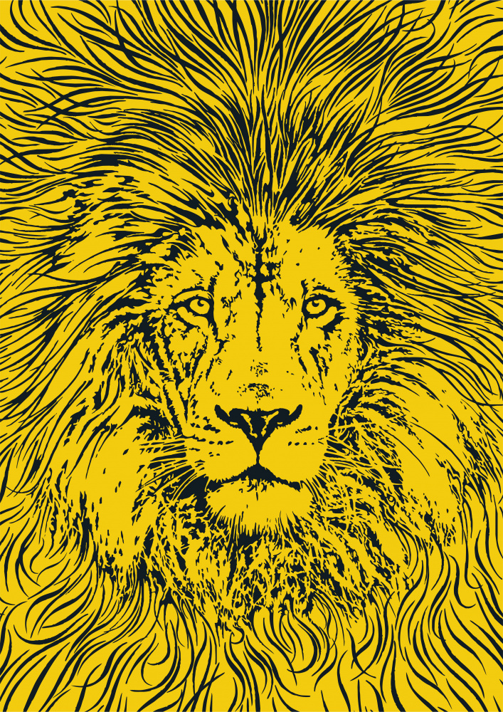 Lion Portrait – King of the Beasts à Carlo Kaminski