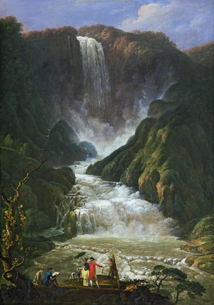 The Falls of Terni à Carlo Labruzzi