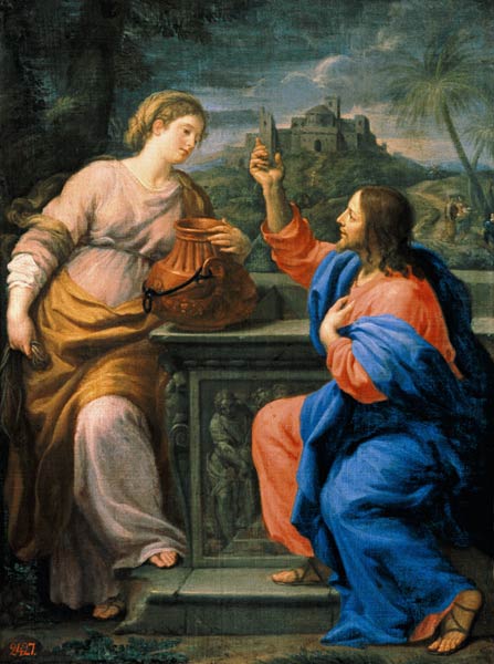 Christ and the Samaritan Woman at Jacob's Well à Carlo Maratta