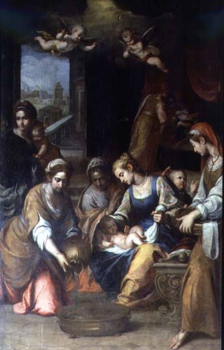 The Birth of the Virgin à Carlo Ridolfi