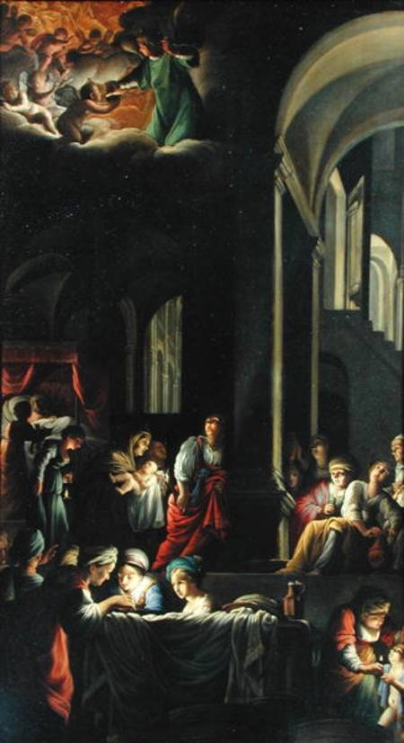 The Birth of the Virgin à Carlo Saraceni