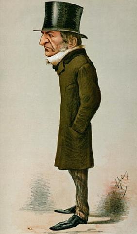 William Ewart Gladstone (1809-98) cartoon from Vanity Fair, 6th February 1869