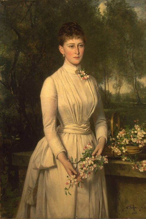 Portrait of Grand Duchess Elizaveta Fyodorovna (1864–1918), Princess Elizabeth of Hesse and by Rhine à Carl Rudolph Sohn