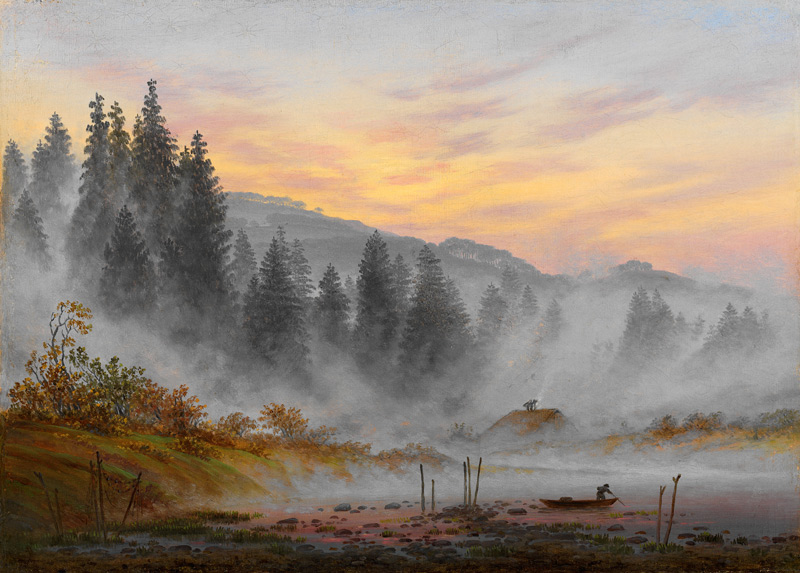 Der Morgen à Caspar David Friedrich