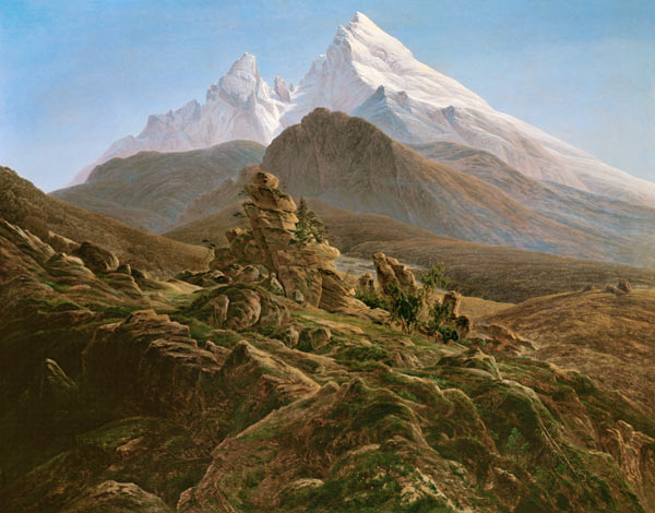 le Watzmann à Caspar David Friedrich