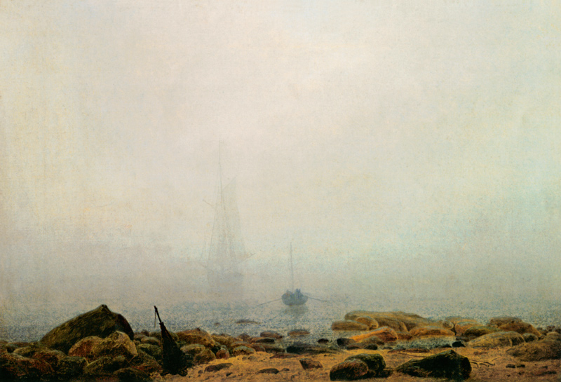 brouillards à Caspar David Friedrich