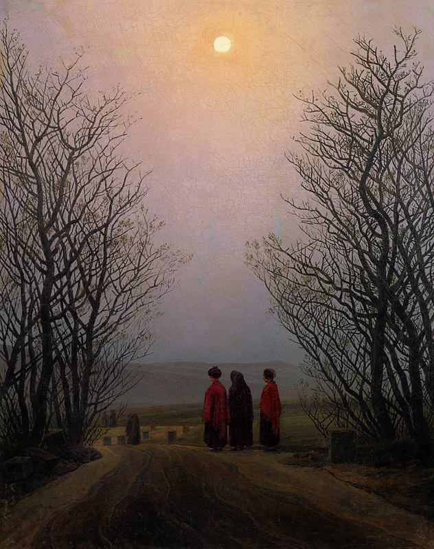 Giorno di Pasqua al mattino à Caspar David Friedrich