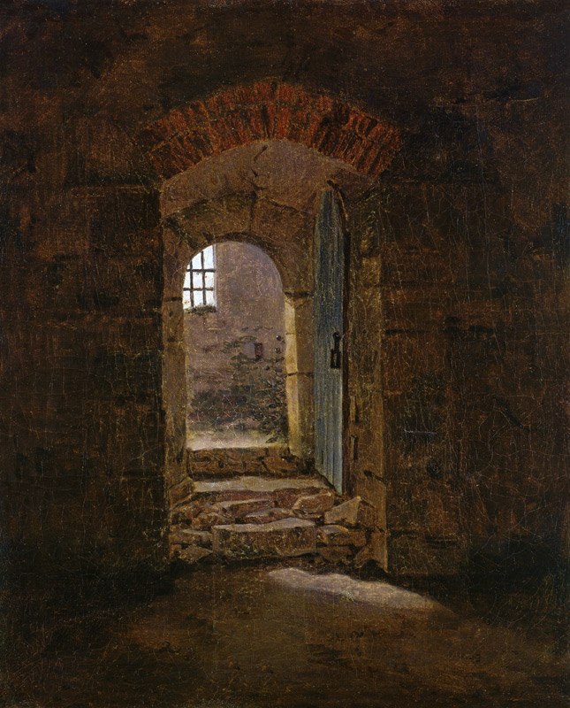 Doorway in Meissen à Caspar David Friedrich