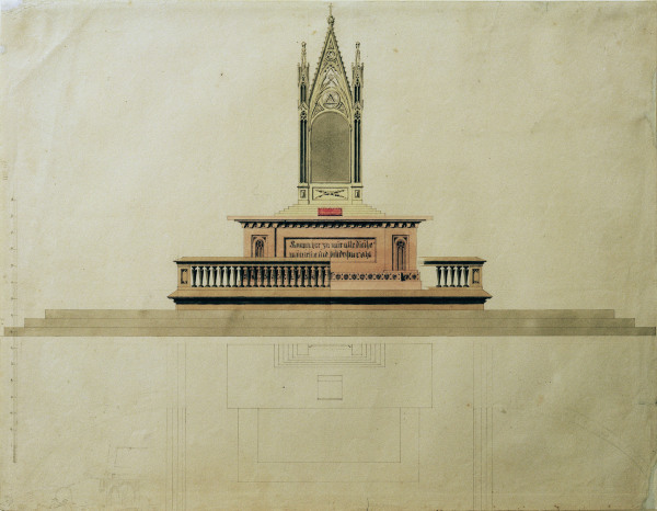 Sketch for an altar à Caspar David Friedrich