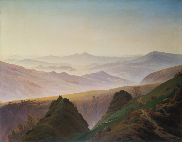 Morning in the Mountains à Caspar David Friedrich