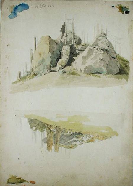 Rock and Tree: Two Studies à Caspar David Friedrich