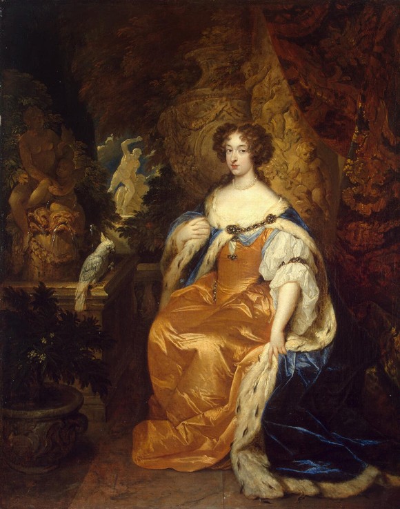 Portrait of Queen Mary II of England (1662-1694) à Caspar Netscher