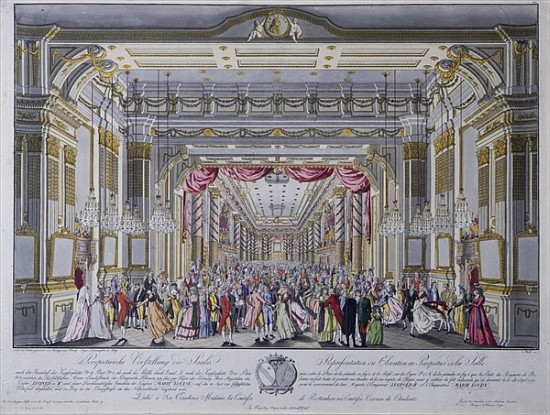 Ball following the coronation of Leopold II as king of Bohemia in Prague in 1791 à Caspar Pluth