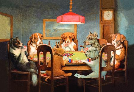 Passing the Ace Under the Table (Dog Poker)