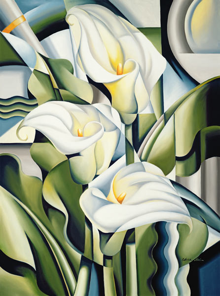 Lys cubistes, 2002 à Catherine  Abel