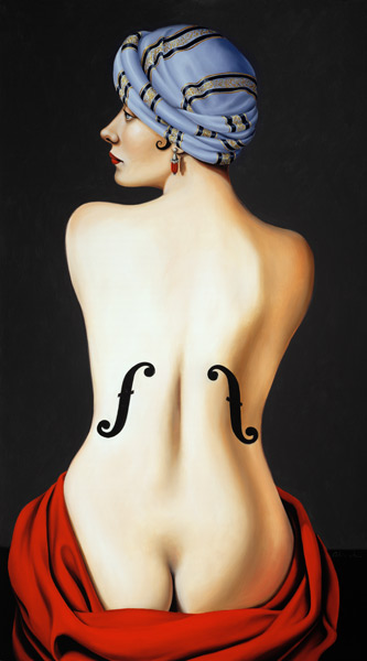 Homage to Man Ray, 2003 (oil on canvas)  à Catherine  Abel