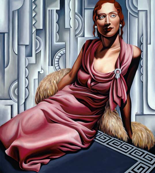 La Vie en Rose, 2002 (huile sur toile) à Catherine  Abel