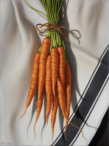Still Life with Carrots à Catherine  Abel