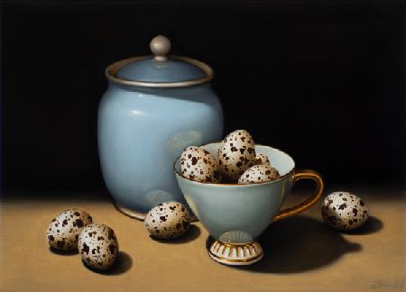 Still Life with Duck Egg Blue