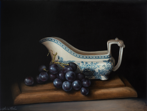 Still Life with Grapes à Catherine  Abel